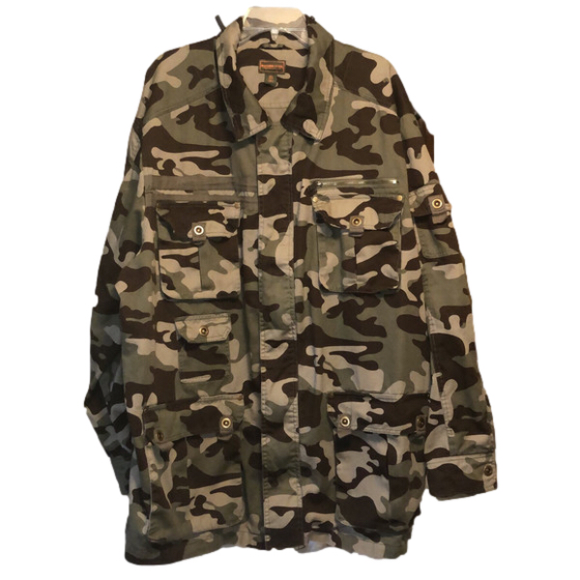 Boulder Creek Trading Company Other - Boulder Creek Trading Company Camo/Utility Twill Jacket Size 3XL Big EUC